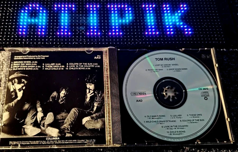 🎸 Tom Rush - CD Columbia Usa Folk Rock Rare Collector - Pressing Américain 💎 – photo 3